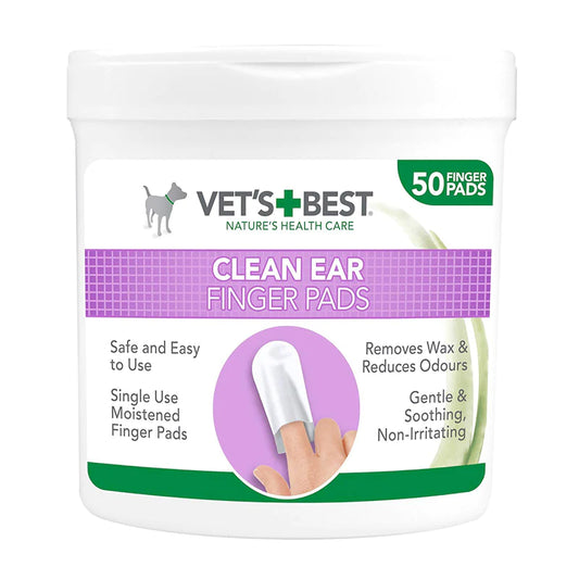 Vet’s Best - Clean Ear Finger Pads (50 Pads)