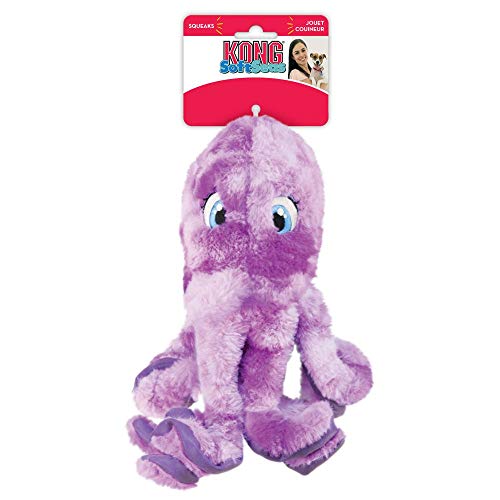 KONG SoftSeas Octopus Thick Plush Dog Toy - Large