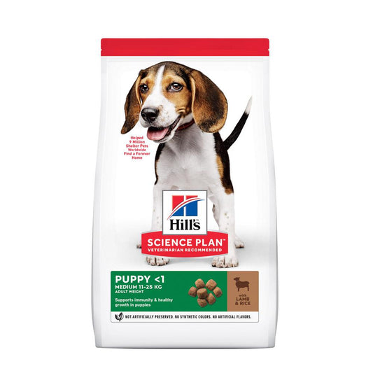 Hills Science Plan Canine Puppy Medium Breed - Lamb with Rice