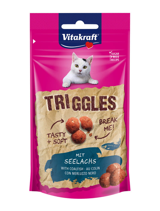 Vitacraft Triggles Coalfish Cat Treats 40g