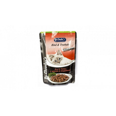 Dr. Clauder's - Wet food for cats - Beef and Turkey