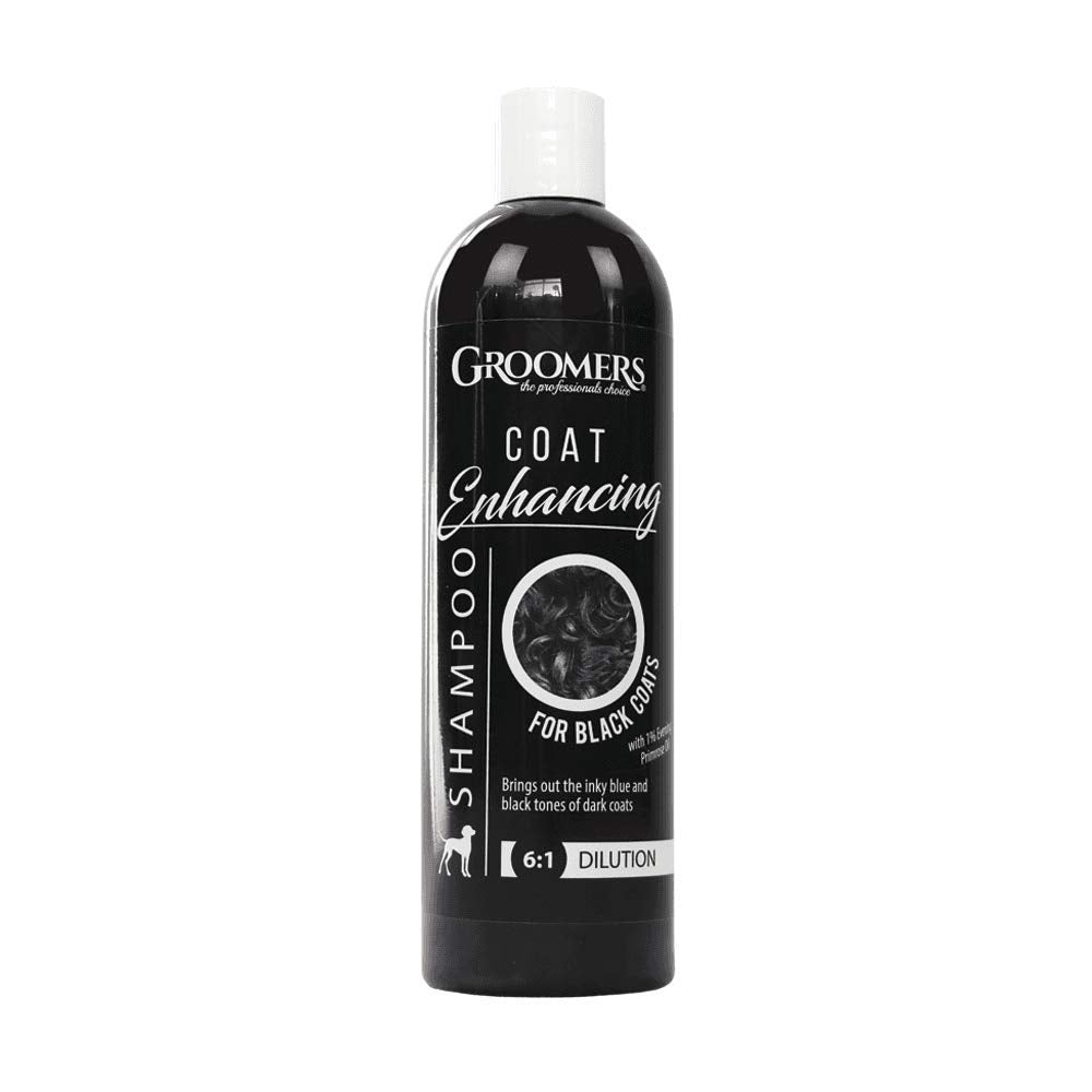 Groomers Coat Colour Enhancing Shampoo for Black Dog Coats, 500 ml