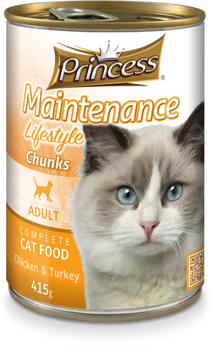 PRINCESS CAT FOOD CHICK & TURK 415g