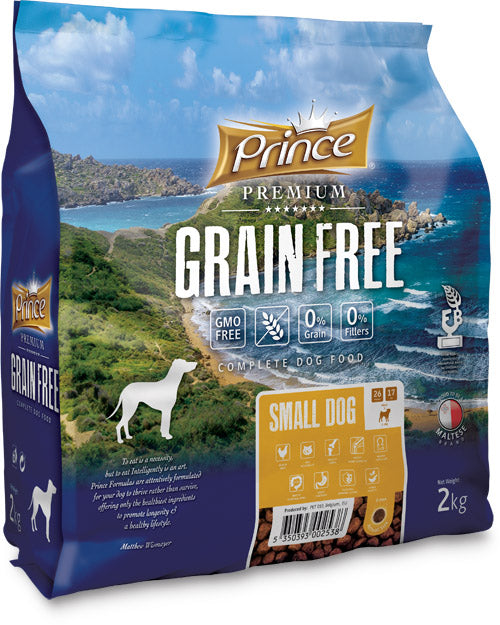 PRINCE GRAIN FREE Small adult 2kg