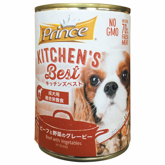 Prince Kitchen Best Dog Beef & Veg 415g