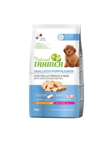 Natural Trainer puppy & junior, small & toy, fresh chicken and rice 2 kg
