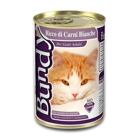 BUNDY – CANNED CAT PATE WITH WHITE MEAT 400G