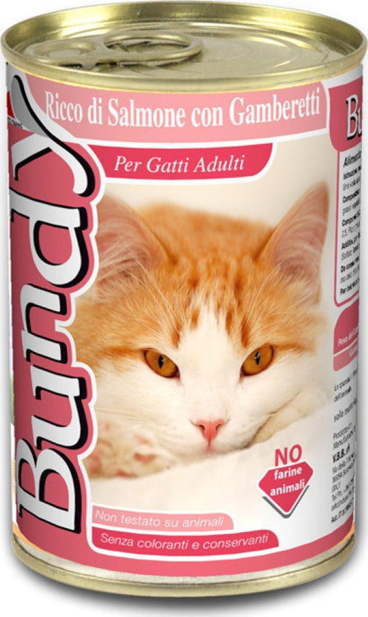 BUNDY CAT PATE SALMON-SHRIMP 400 g