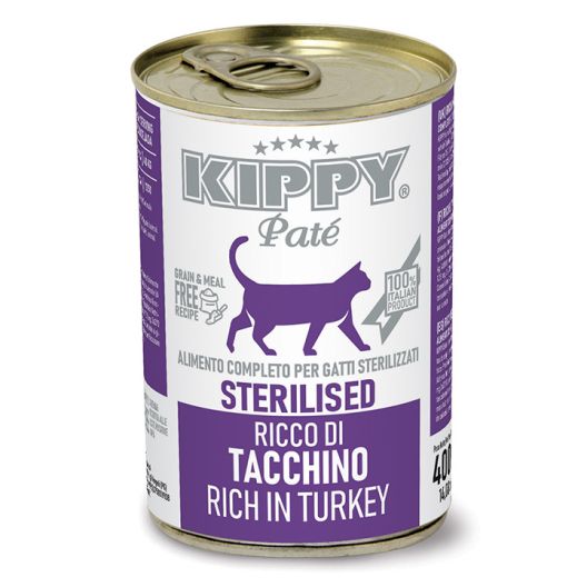 KIPPY CAT STERILIZED TURKEY PATE' 400g