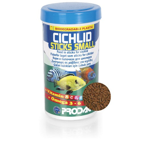 Prodac Cichlid sticks small 250ml,90g/12
