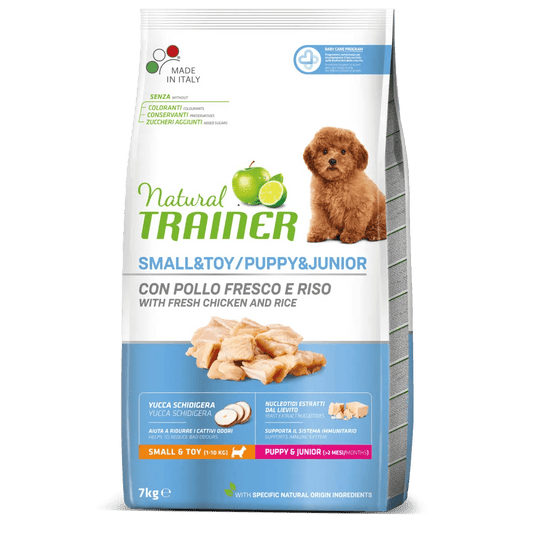 Natural Trainer Puppy & Junior Mini Dry Food For Puppies 7kg