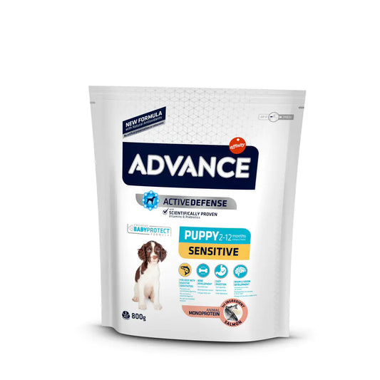 ADVANCE Puppy Sensitive - dry food for puppies with food sensitivity 800g
