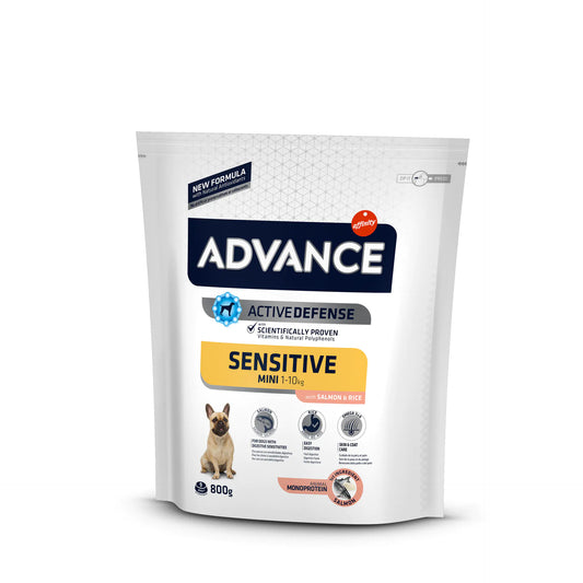 ADVANCE Mini Sensitive - dry food for dogs of small breeds with food sensitivity 800g