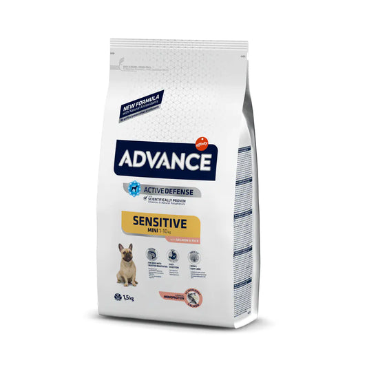 ADVANCE Mini Sensitive - dry food for dogs of small breeds with food sensitivity 1,5kg