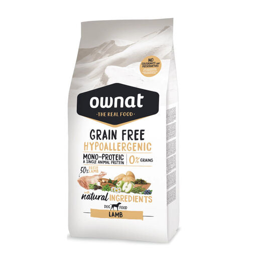 OWNAT GRAIN FREE HYPOALLERGENIC LAMB DRY FOOD FOR DOGS
