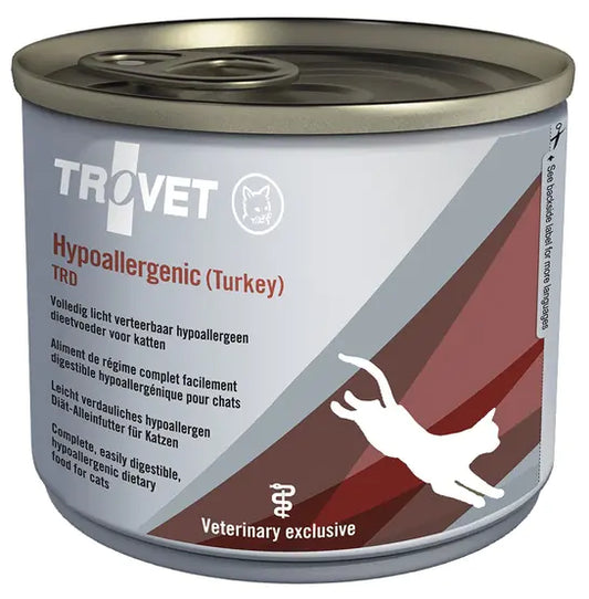 TROVET TRD Hypoallergenic Turkey can 200g cat