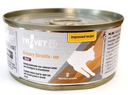 Trovet ASD Urinary Struvite for cat beef can 100g