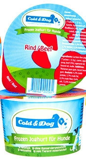 The Cold & Dog frozen yogurt dog ice creams Beef