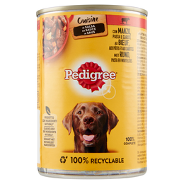 Pedigree  Pedigree Cuisine with Beef, Pasta and Carrots in Gravy 400 g