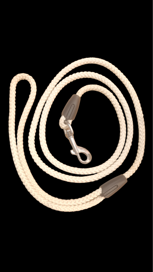Rope lead 8mm x 100 White