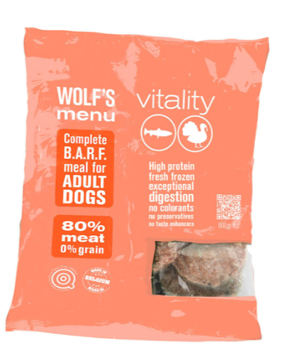 Vitality Complete Fresh Frozen Dog Food 800 g