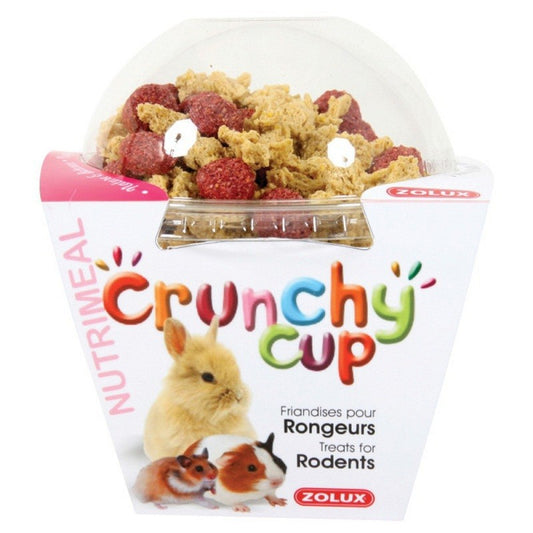 CRUNCHY CUP NUGGETS NATURE AND BEETROOT TREAT FOR RODENT, 130 G