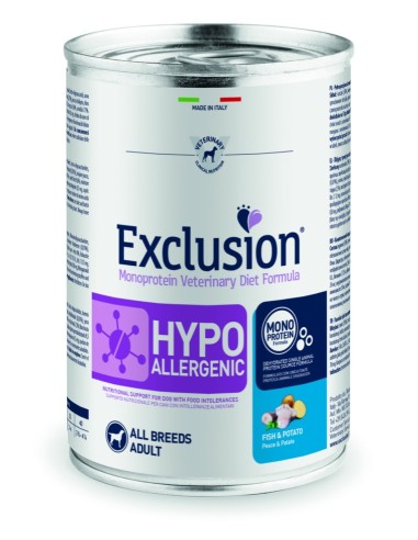 EXCLUSION Hypoallergenic Fish and Potatoes can 400g
