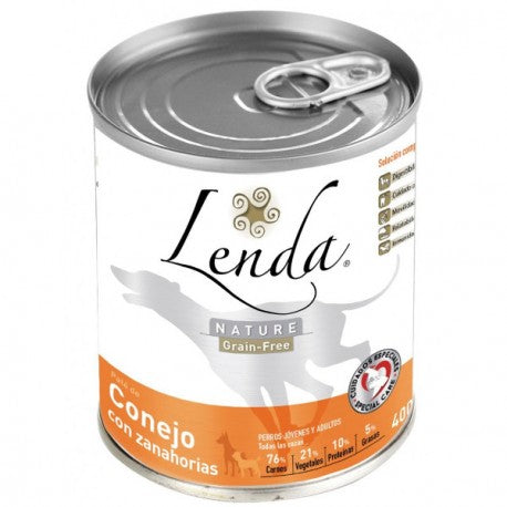 Lenda Original Can rabbit and carrots Grain Free 400g