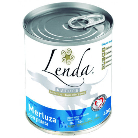 Lenda Original Grain Free hake and potato can 400g