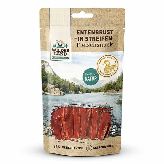 Wild country meat snacks   Duck breast in strips