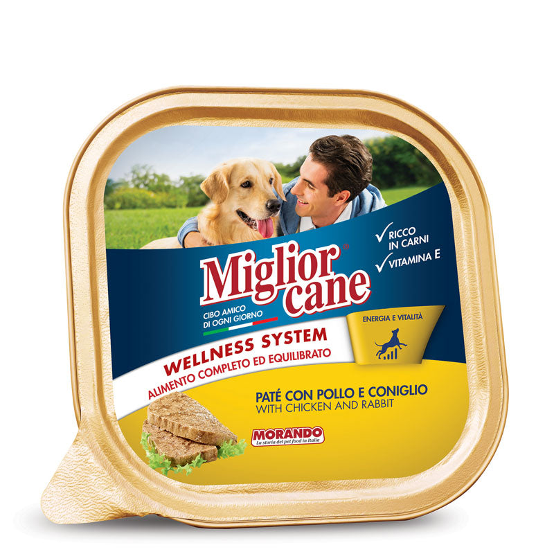 MIGLIOR CANE Pate with Rabbit & Chicken - 300G