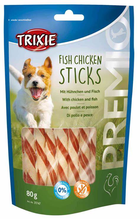 Trixie Premio Fish Chicken Sticks 80g