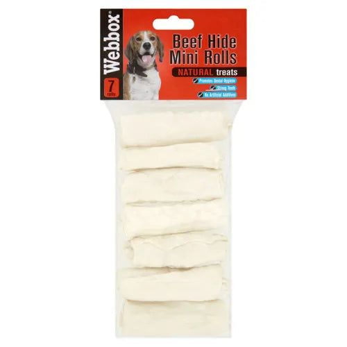 Webbox Hide Mini Rolls 7 Pack