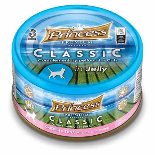 Princess Premium Chic/Tuna w Rice & Shrimp 170g