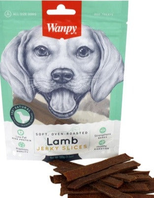 Wanpy Soft Oven-Roasted Lamb Jerky Slices 100g