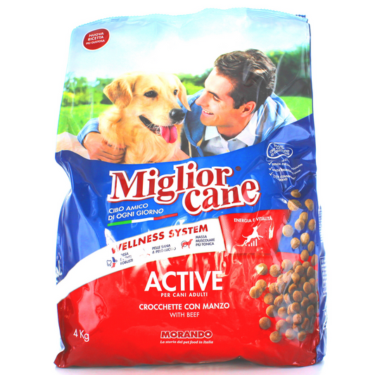 Miglior Cane ACTIVE CROQUETTES MEAT BAG 4 KG