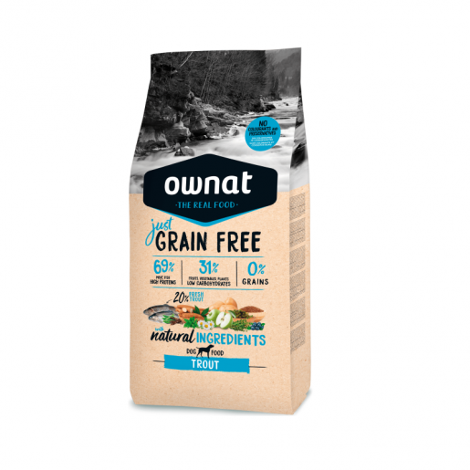 Ownat Just Grain Free Dog Trout 3Kg