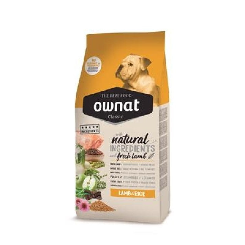 OWNAT CLASSIC LAMB & RICE 4kg