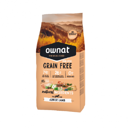 Ownat Just Grain Free Prime Dog Junior Lamb 3Kg