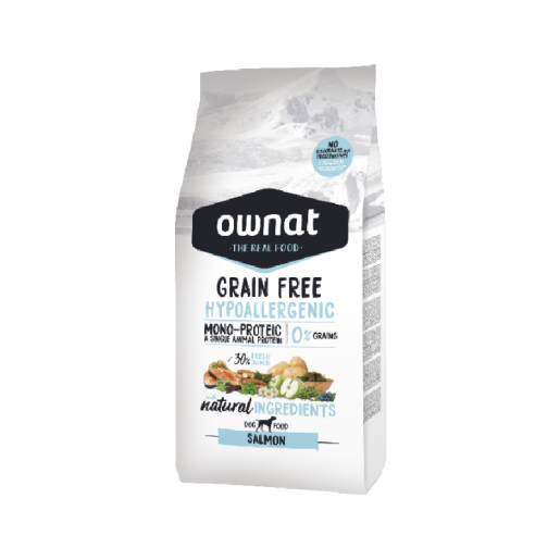 Ownat Grain Free Hypoallergenic Salmon Dog 3Kg