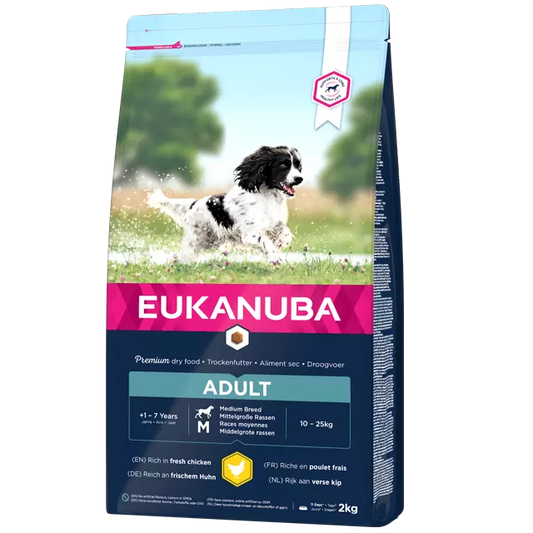 Eukanuba Adult Medium Breed Chicken 2kg