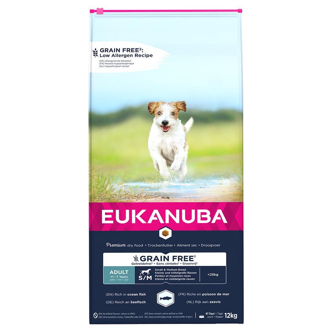 Eukanuba Dog Adult Small & Medium Grain Free 12kg