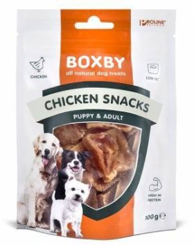 BOXBY DOG SNACK CHICKEN SNACKS 100g