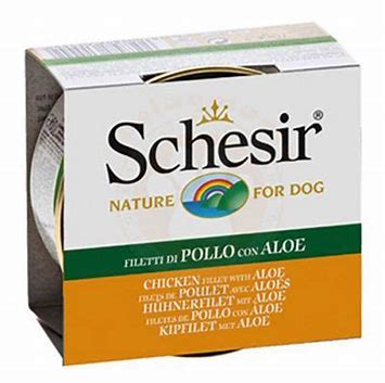 Schesir Dog Wet Food-Chicken Fillets With Aloe 150g