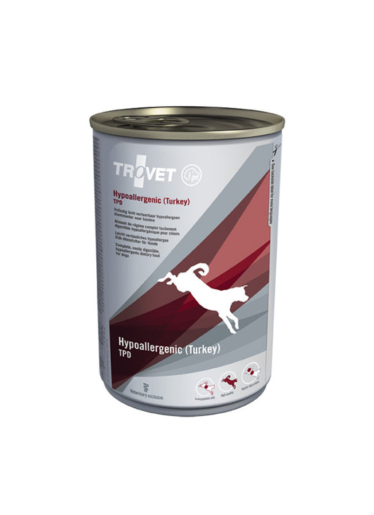 TROVET TPD Hypoallergenic Turkey can 400g