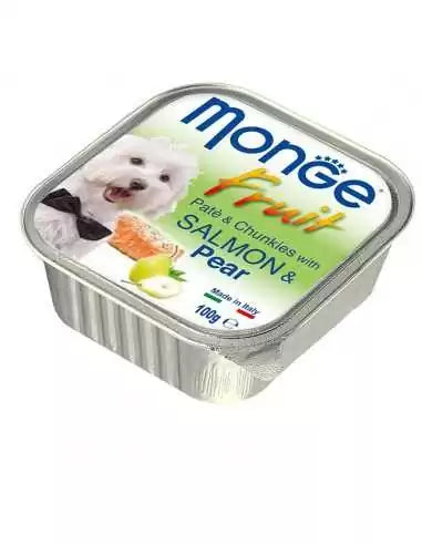 MONGE DOG FRUIT PATE WITH SALMON AND PEAR 100g