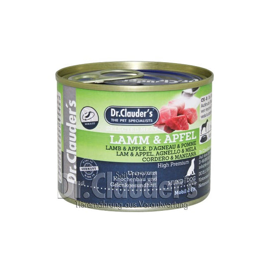 Dr.Clauders Dog Selected Meat Lamb & Apple 200g